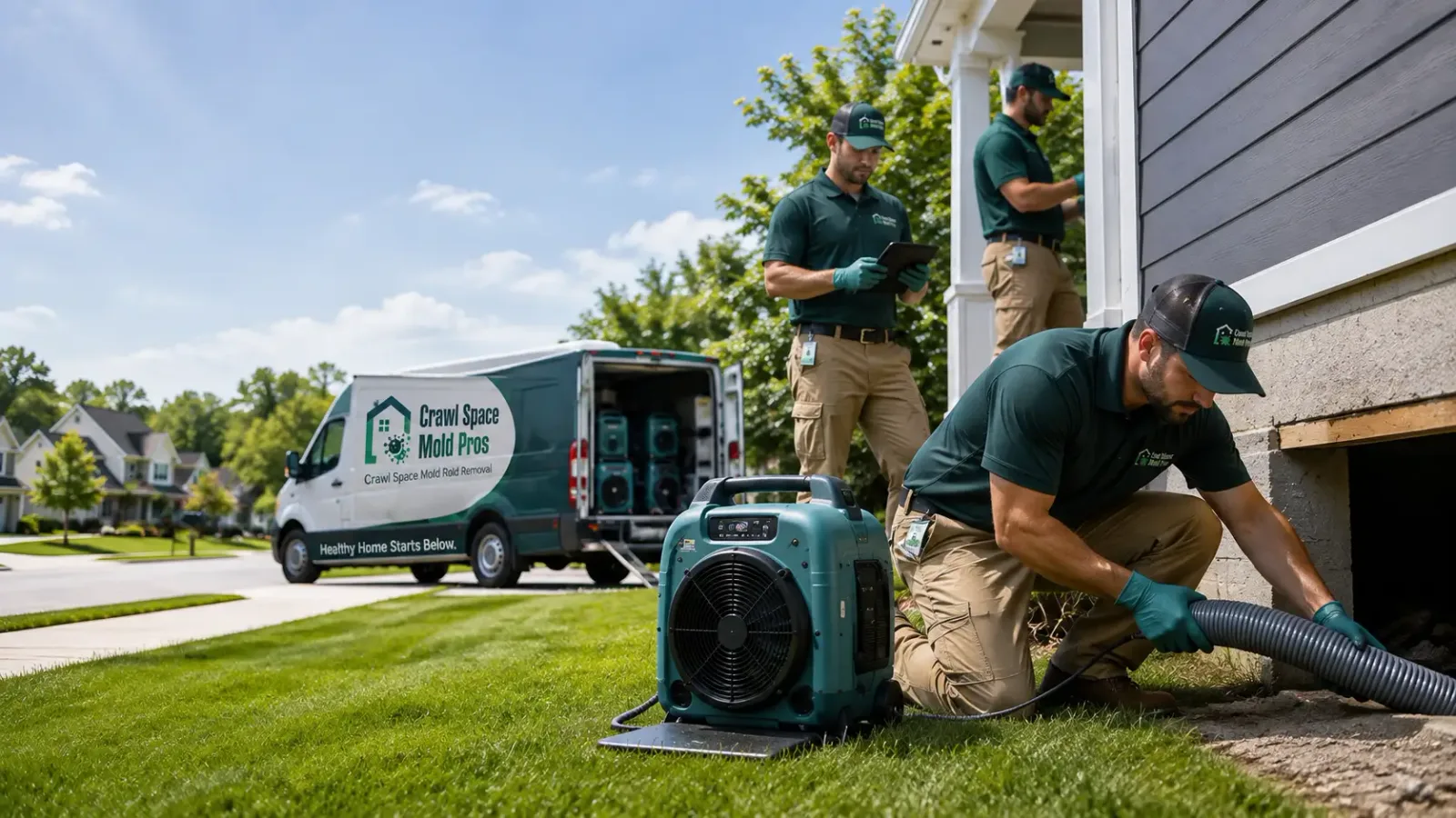 Crawl Space Mold Removal in Eaton, NY